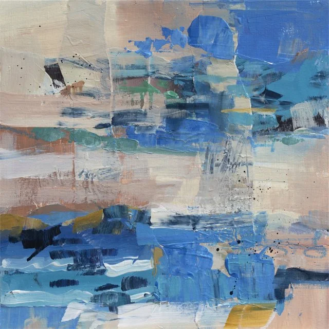   Rocky Entry     12” x 12” x 1.5”    Mixed Media on Wood Panel 