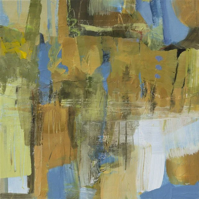   October Reflections     12” x 12” 1.5”    Mixed Media on Wood Panel  