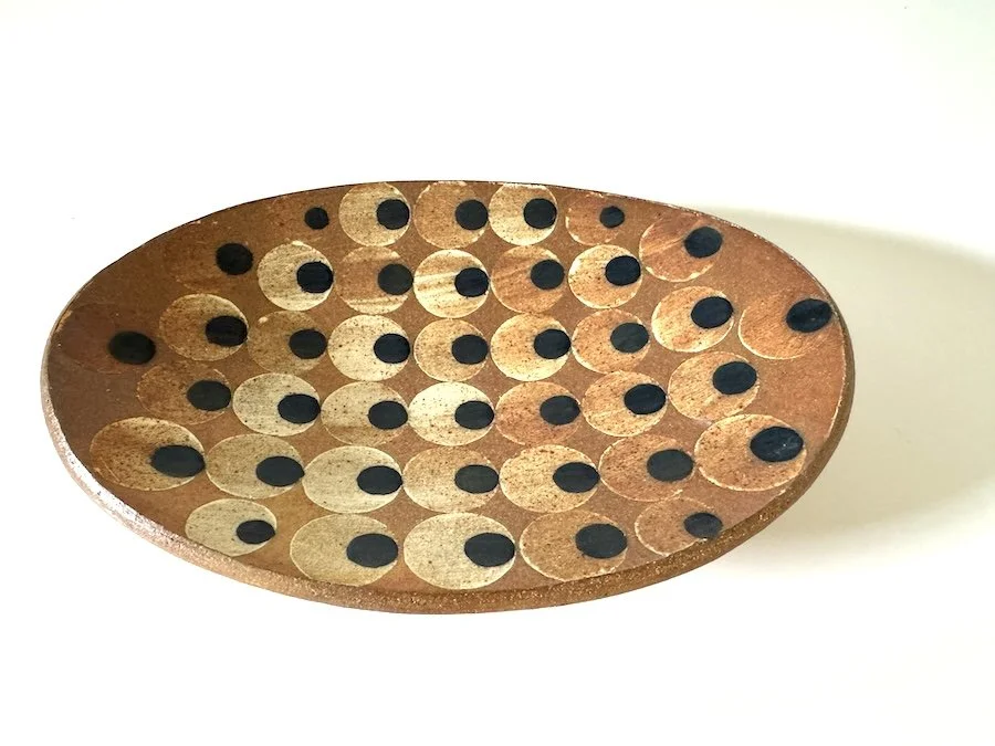 Peacock Platter ovoid with circles.JPG