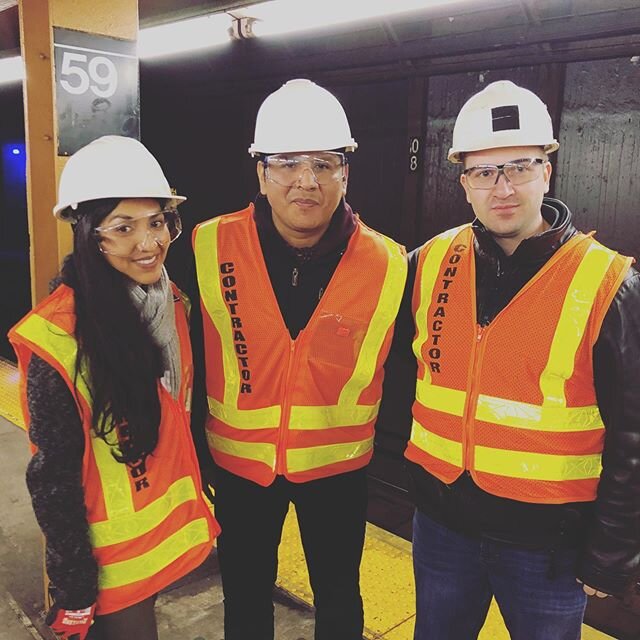 Our team attending and renewing their MTA NYCT track training. Safety first!