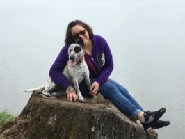 YURI - “MY PAL IS ZERO. SHE HAS HELPED ME WITH MY DEPRESSION BY GETTING ME OUT OF THE HOUSE. CLICKING WITH PTSD IS VERY UNPREDICTABLE, HAVING A FRIEND THAT NEVER JUDGES ME BUT LOVES JUST AS FIERCELY EVERY TIME I GO TO HUG HER, IS GOOD MEDICINE FOR ME.”