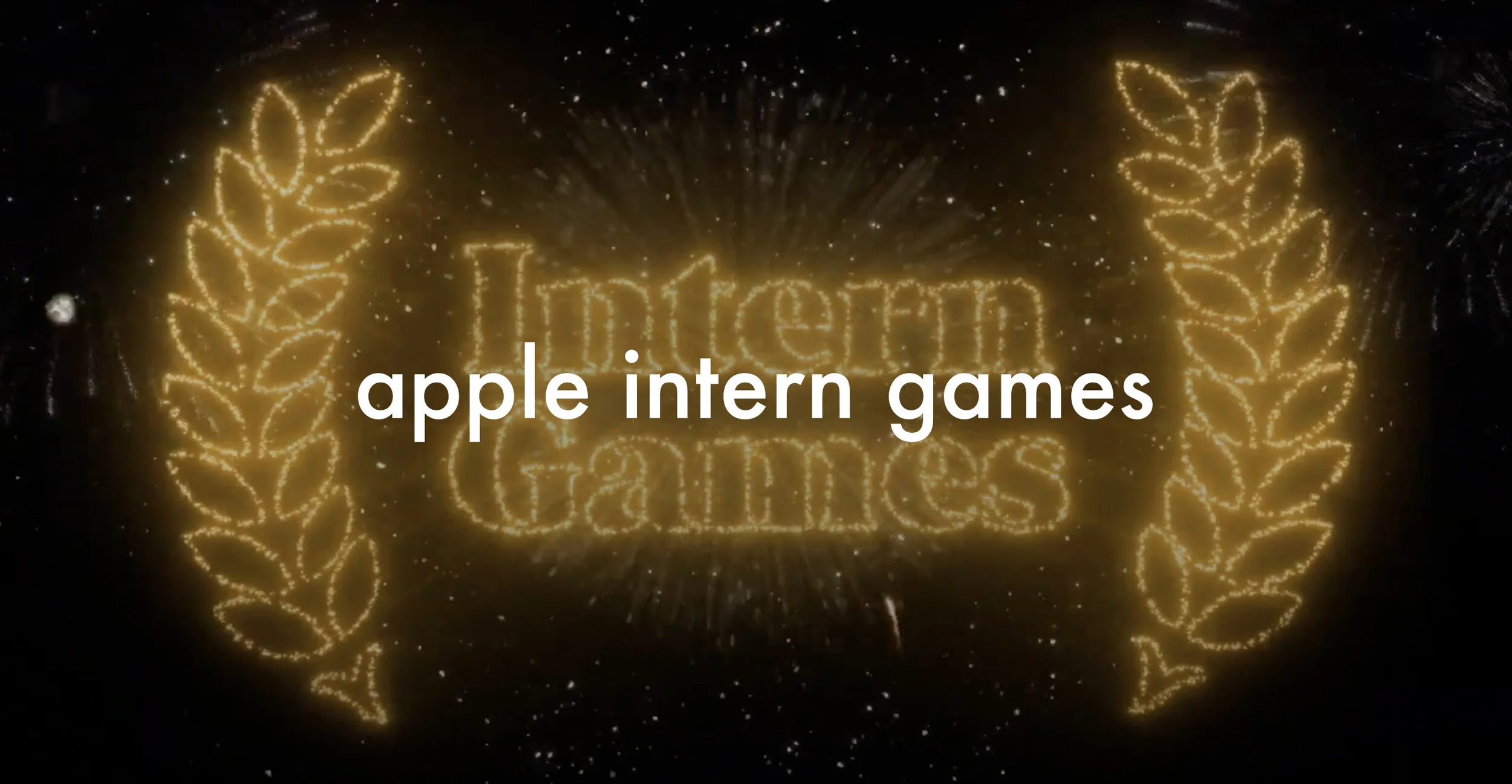  apple's IS&amp;S virtual internship program opening video  role:  creative / producer 