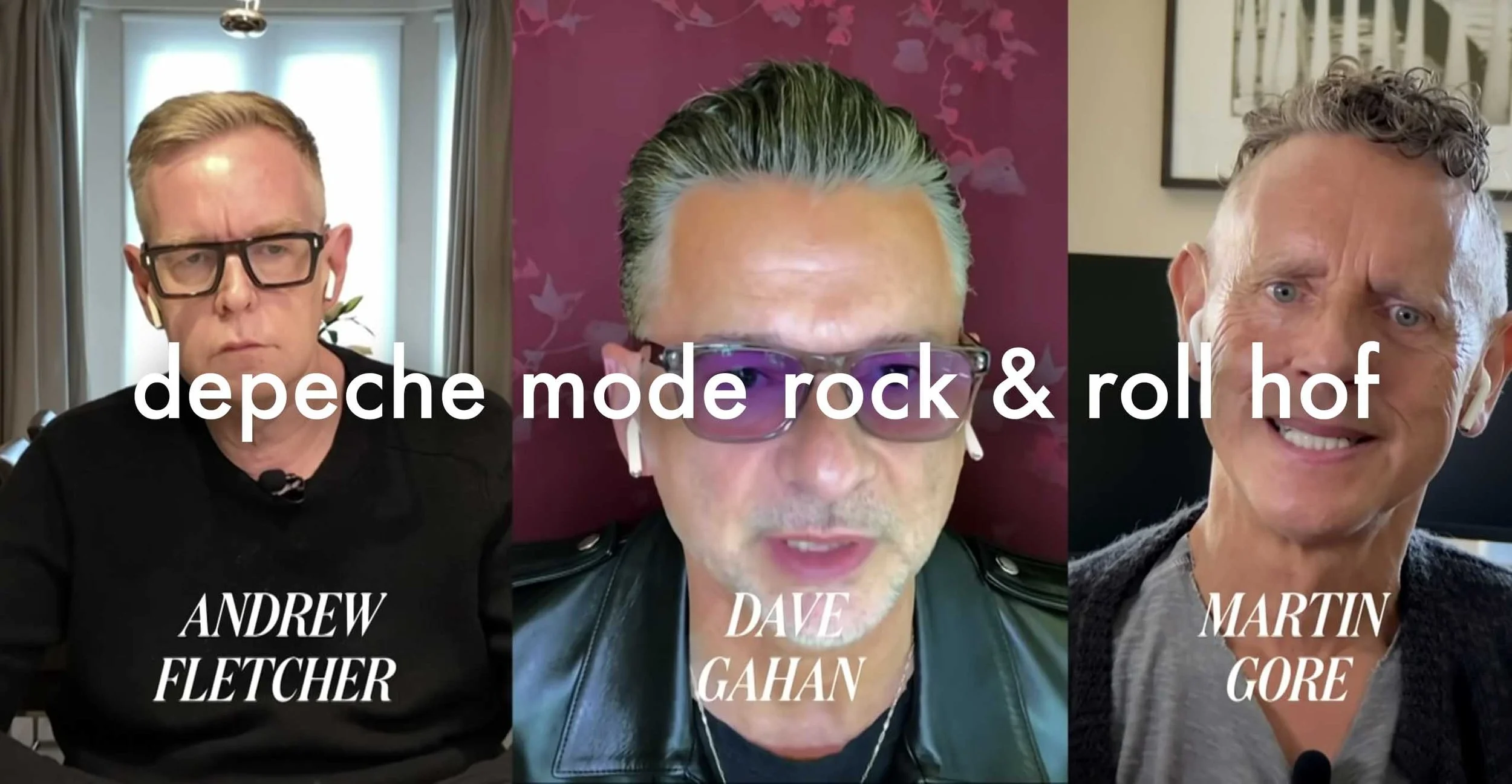  Depeche Mode remote 2020 Rock &amp; Roll Hall of Fame induction ceremony     role: remote dp / producer 