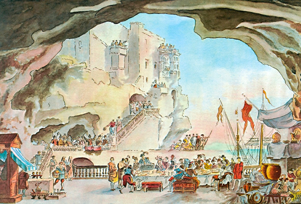  Deprez watercolor, Image courtesy of grottapalazzese.it
