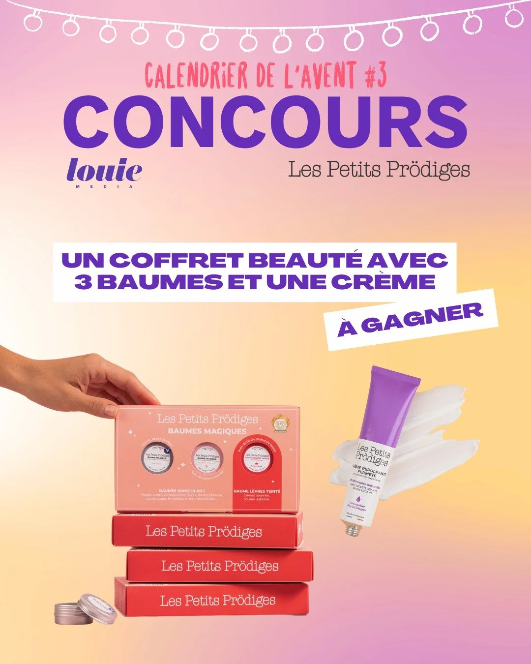 🎁CALENDRIER DE L&rsquo;AVENT 🎁
Vous savez ce que nous aimons autant qu&rsquo;une playlist de nos podcasts pr&eacute;f&eacute;r&eacute;s ? Avoir des produits qui nous permettent d&rsquo;avoir la peau bien hydrat&eacute;e pour affronter l&rsquo;hiver