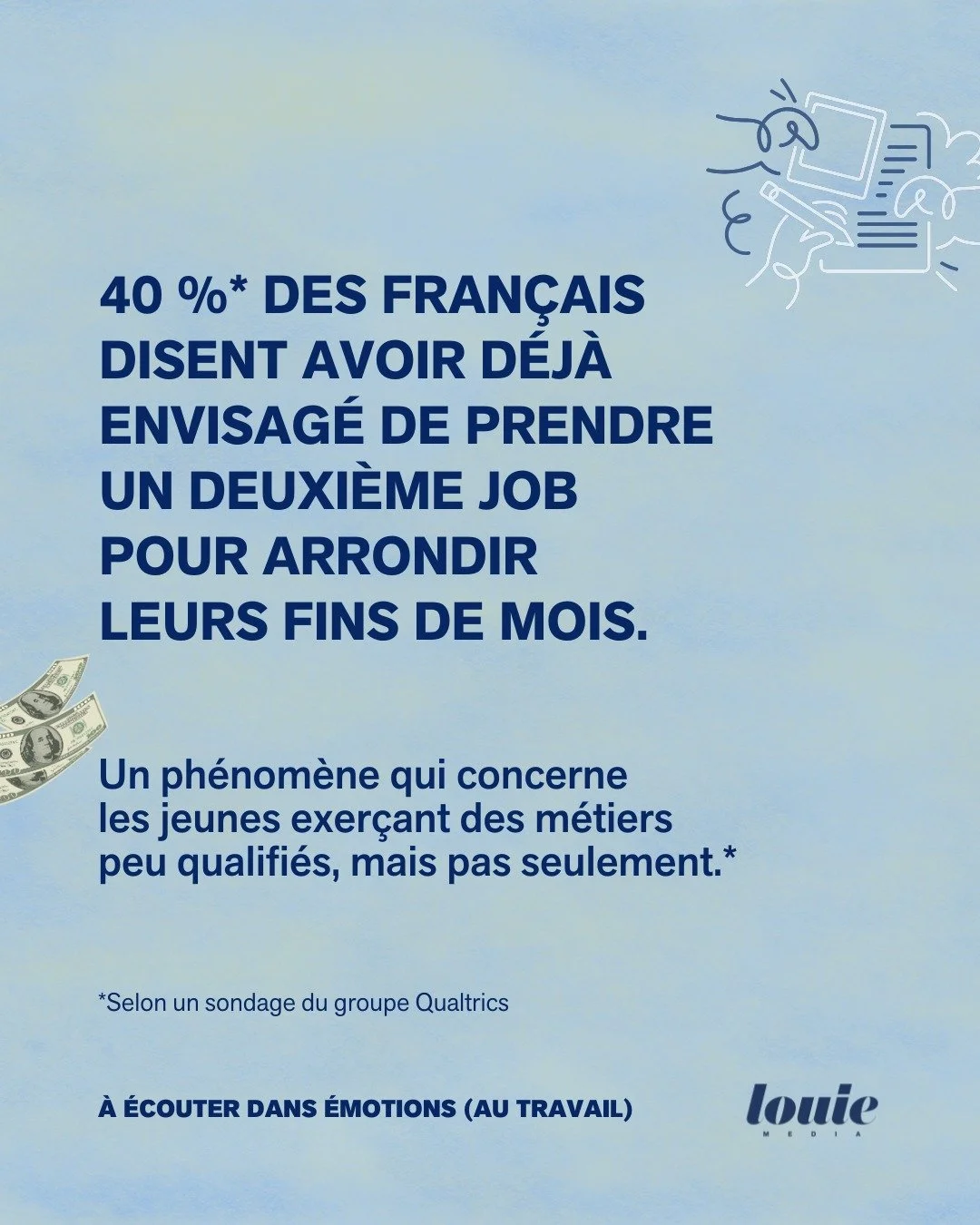 Si dans un contexte &eacute;conomique o&ugrave; beaucoup de personnes se disent que leur salaire seul ne suffit plus &agrave; accomplir leurs projets de vie, on comprend pourquoi tant de personnes pourraient &ecirc;tre tent&eacute;es de &laquo; slash