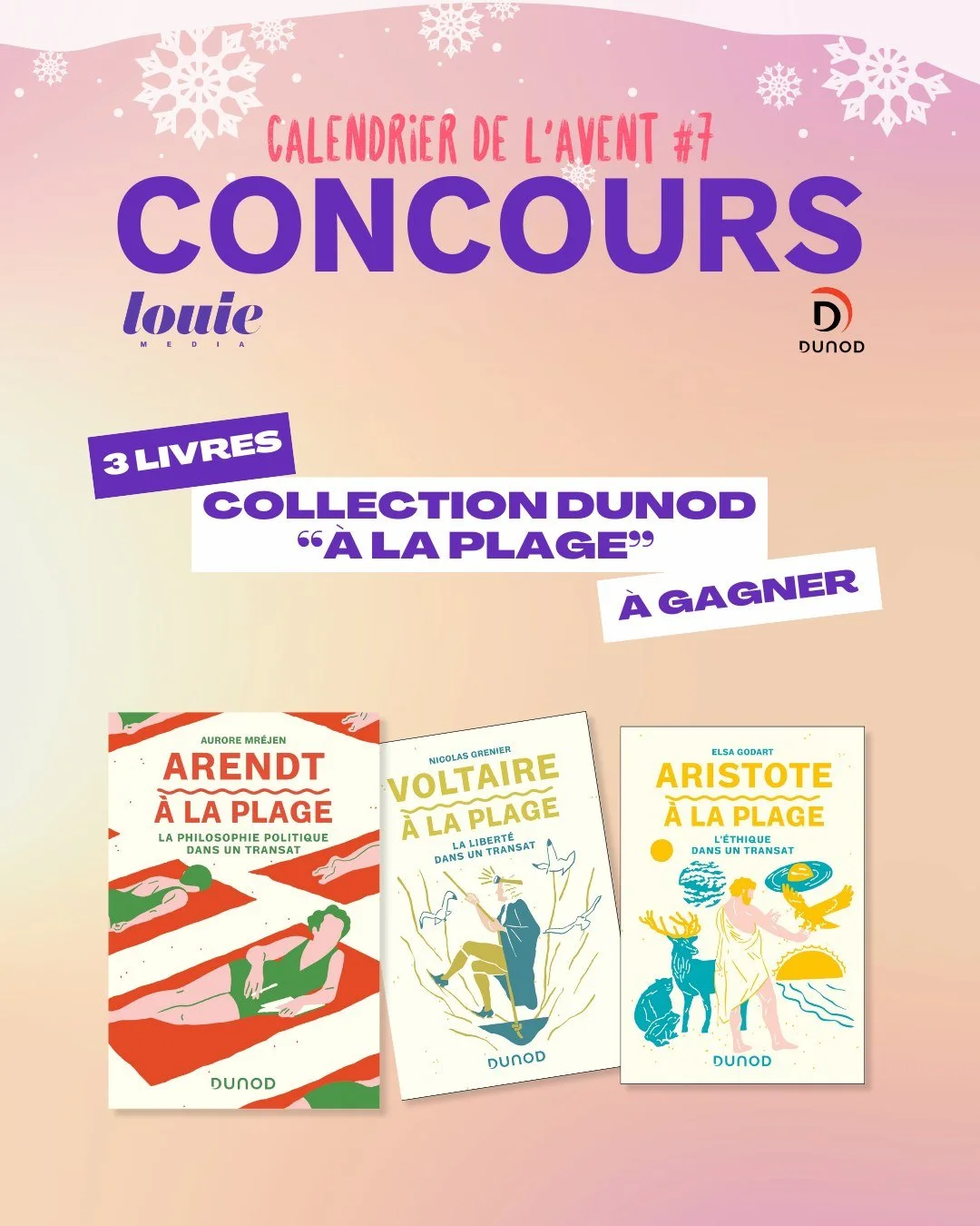 🎁CALENDRIER DE L&rsquo;AVENT 🎁
Quand No&euml;l approche &agrave; grands pas, on a parfois envie de s&rsquo;&eacute;vader tr&egrave;s loin, pourquoi pas sur une plage, sous les cocotiers&hellip; gr&acirc;ce aux livres de la collection &ldquo;&Agrave