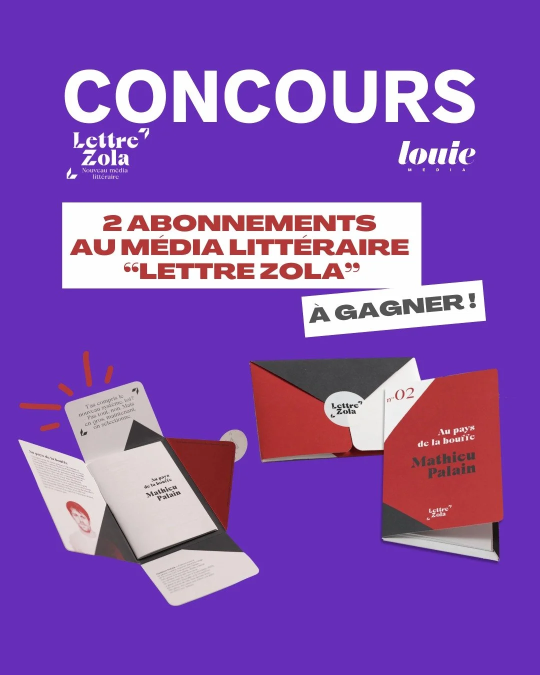 Lectrices et lecteurs passionn&eacute;&middot;es de litt&eacute;rature, ce jeu concours est le v&ocirc;tre !

Quoi de mieux que de d&eacute;couvrir de nouvelles histoires directement dans votre bo&icirc;te aux lettres ? C'est ce que propose le m&eacu