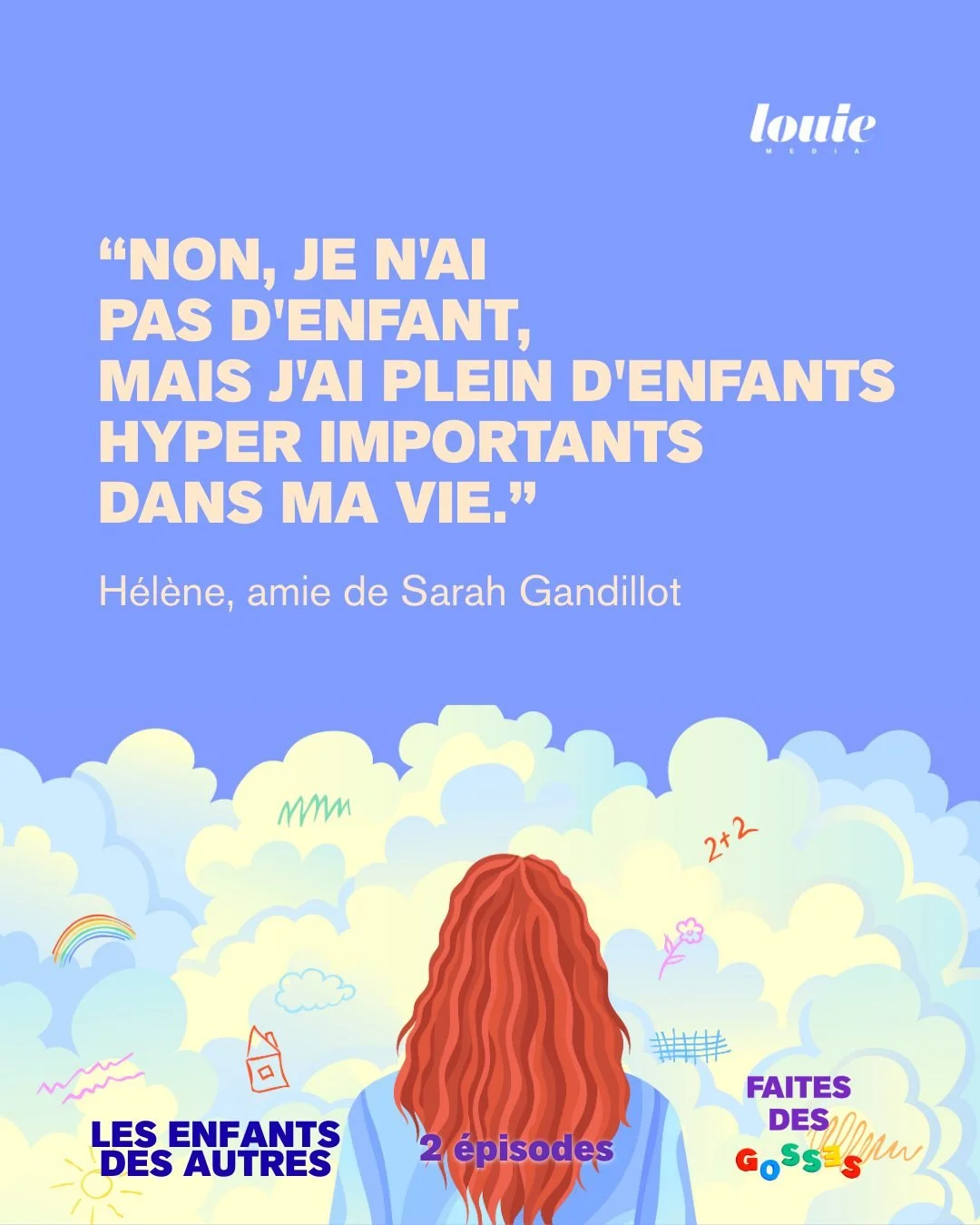 Il y a ces enfants qui ne sont pas les n&ocirc;tres, mais qui comptent profond&eacute;ment : une ni&egrave;ce, un filleul, l&rsquo;enfant d&rsquo;un&middot;e ami&middot;e, une pr&eacute;sence qui marque une vie.

Dans ce premier &eacute;pisode de la 