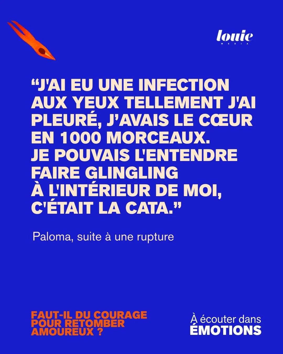Qui n&rsquo;a jamais souffert en amour ? 💔�
De la s&eacute;duction &agrave; la rupture, l&rsquo;amour nous bouleverse&hellip; et pourtant, on choisit souvent d&rsquo;y retourner.

Dans le nouvel &eacute;pisode d&rsquo;&Eacute;motions, @marie.misset 