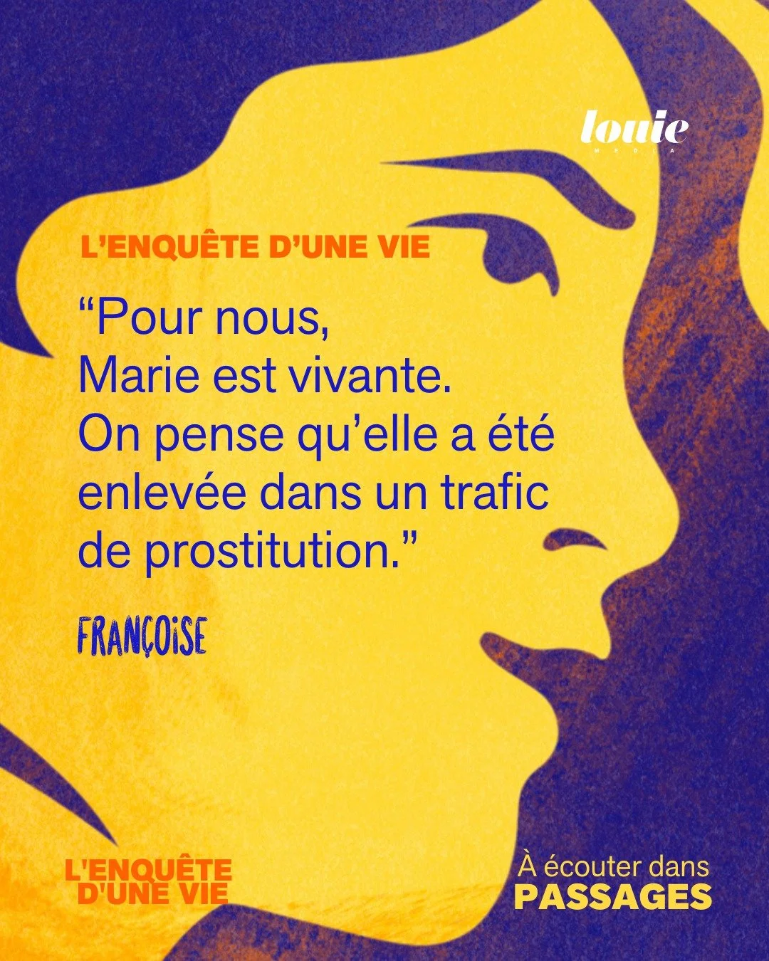 Fran&ccedil;oise grandit aux c&ocirc;t&eacute;s de sa s&oelig;ur a&icirc;n&eacute;e, Marie-Th&eacute;r&egrave;se, son &acirc;me s&oelig;ur. Ins&eacute;parables&hellip; jusqu&rsquo;au jour o&ugrave; Marie-Th&eacute;r&egrave;se dispara&icirc;t sans lai
