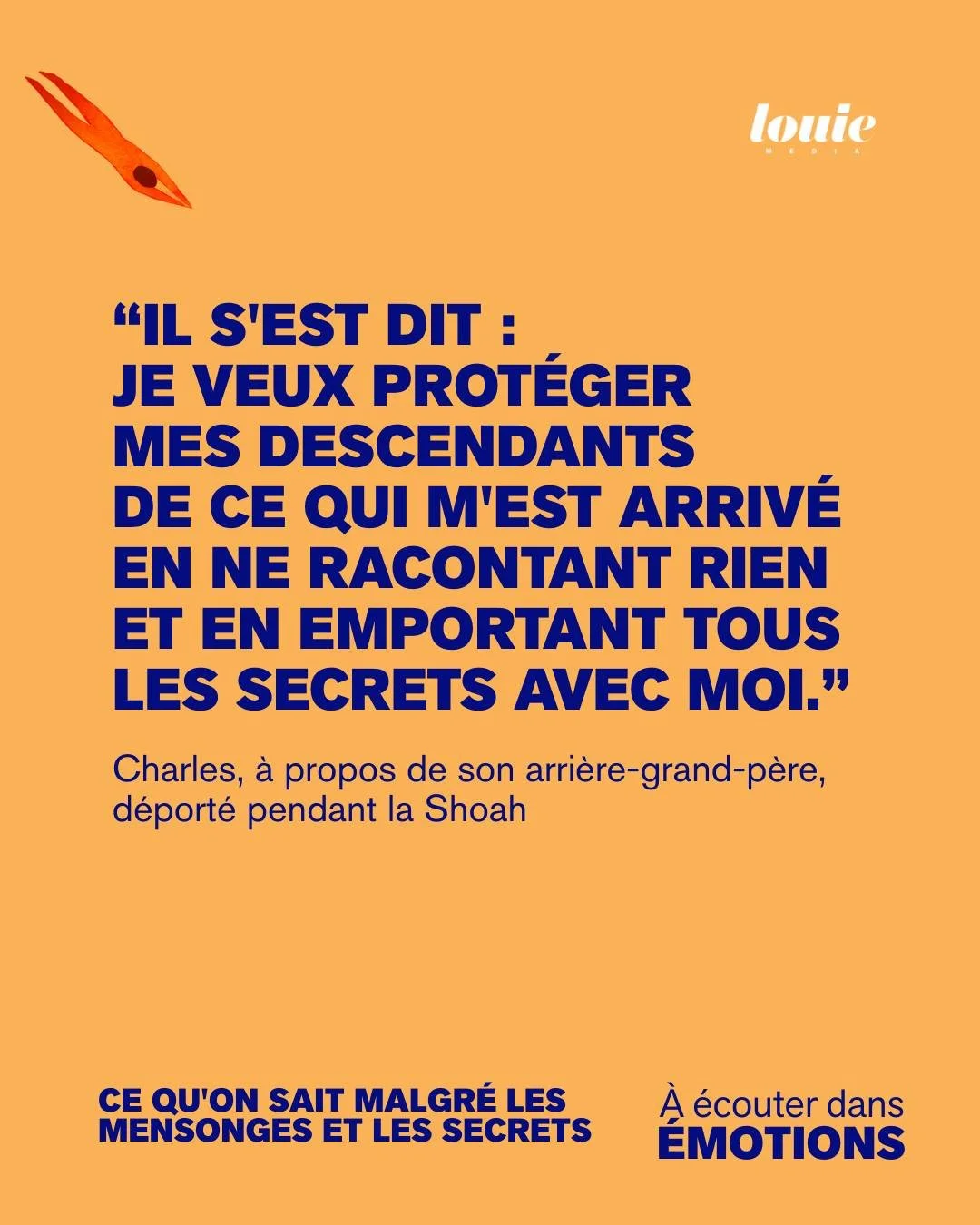 Dans beaucoup de familles, il existe une histoire officielle&hellip; et des silences qu&rsquo;on apprend &agrave; respecter sans jamais les nommer. 🫣
Mais la v&eacute;rit&eacute; finit toujours par trouver un chemin.
Que ressent-on quand les mots in