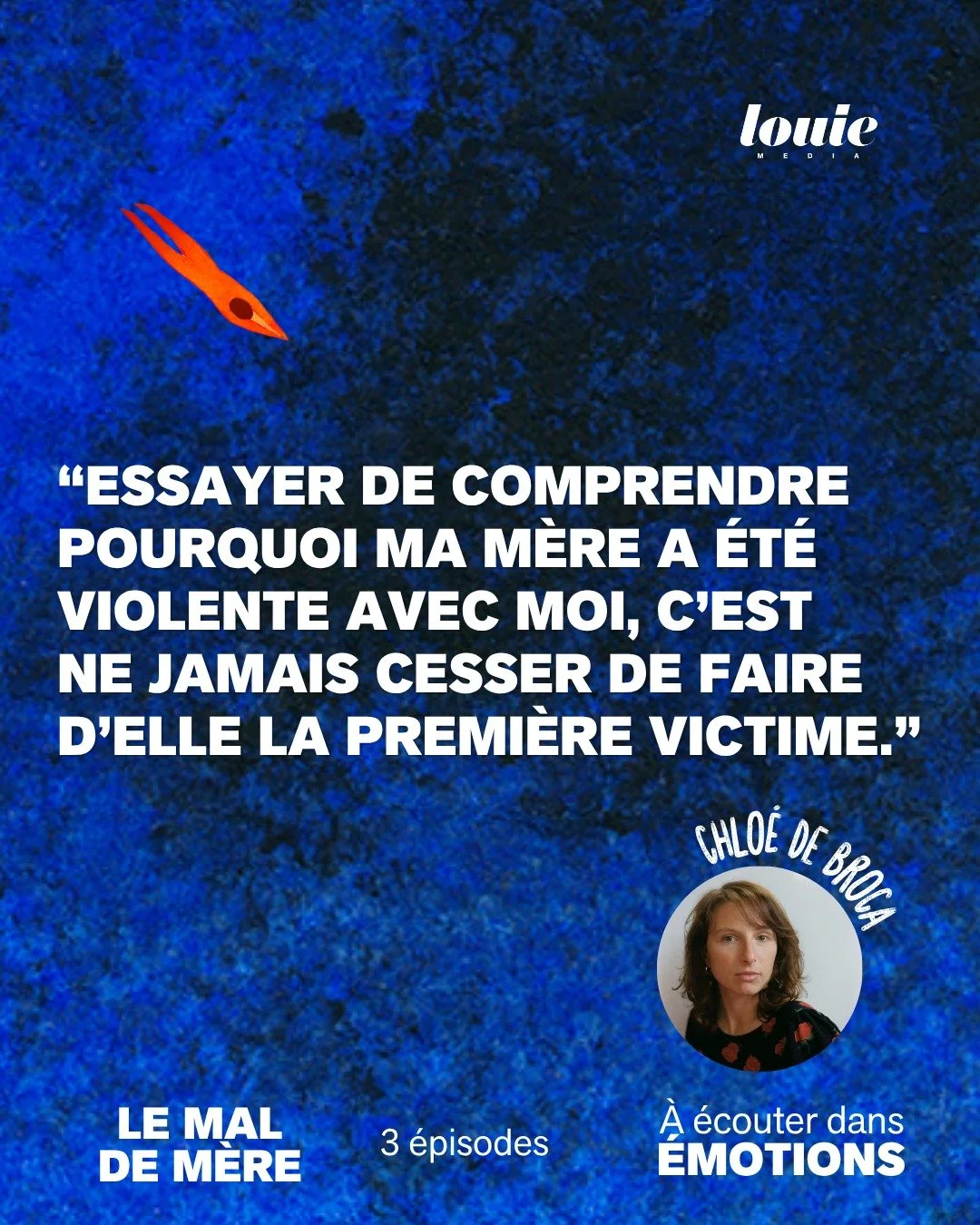 &laquo; C&rsquo;est de ma faute. &raquo; Pendant longtemps, en tant qu&rsquo;enfant confront&eacute;e &agrave; la violence, Chlo&eacute; 
s&rsquo;est demand&eacute; si elle &eacute;tait responsable des col&egrave;res
 de sa m&egrave;re.

Dans ce deux