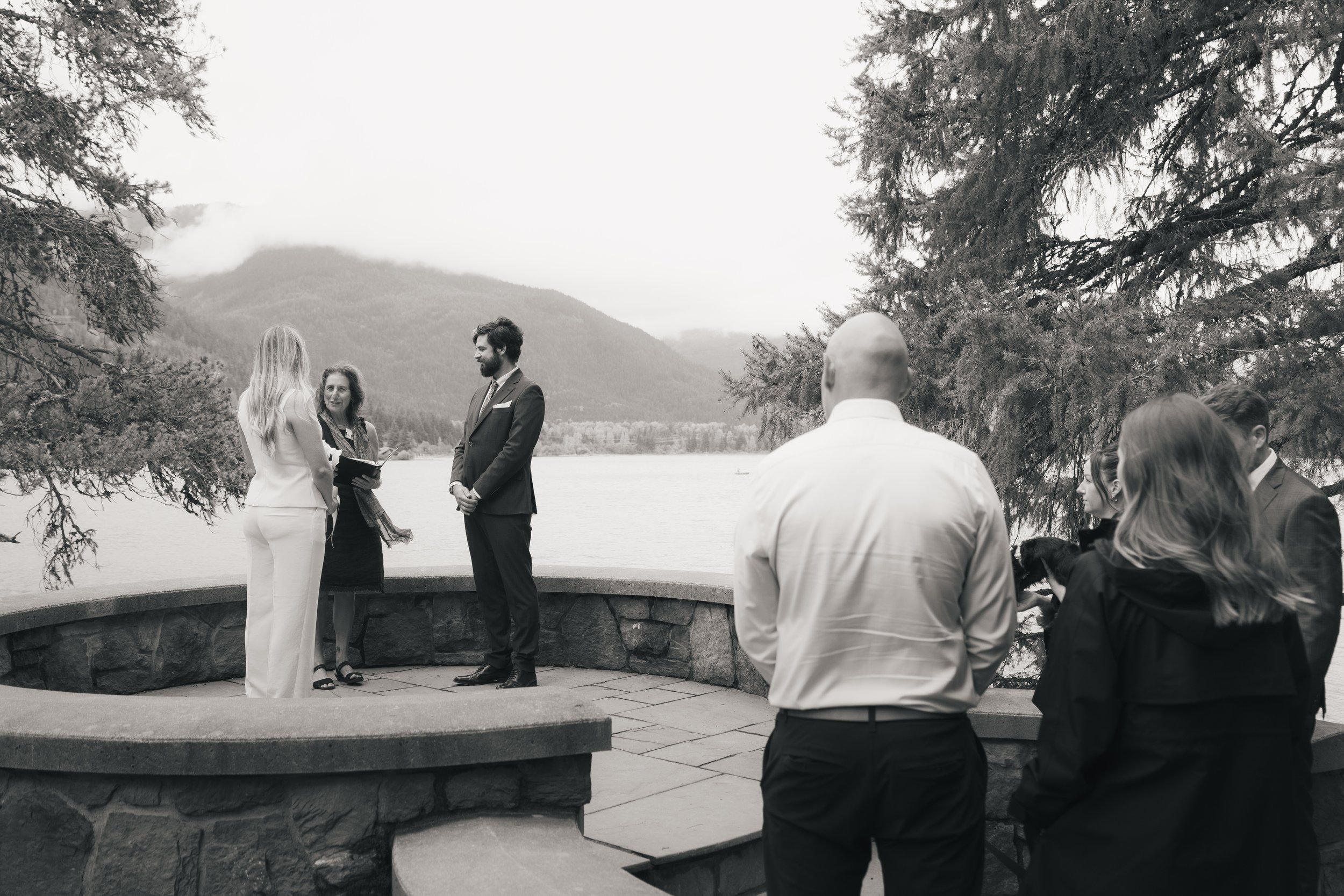 Whistler's stone circle, overlooking Alta lake. The perfect location