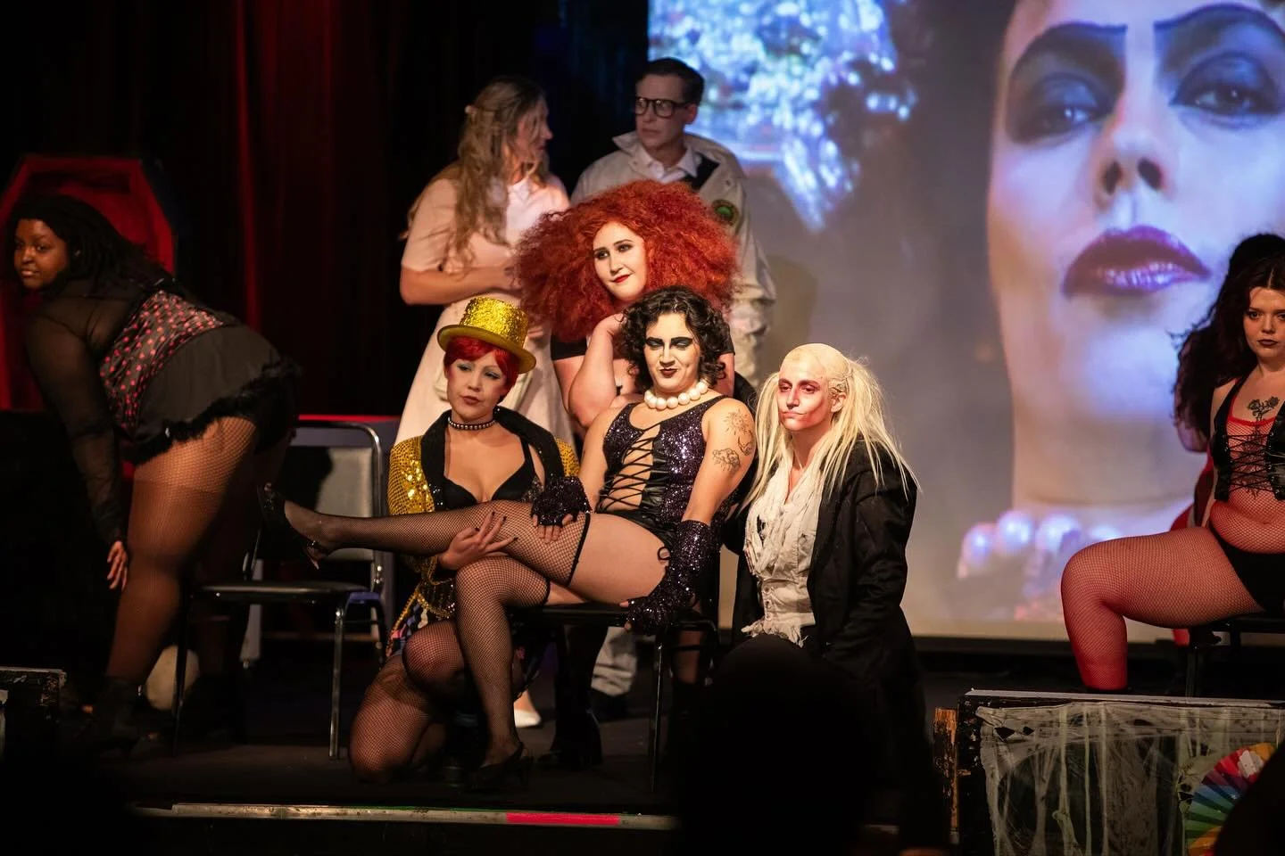 What a show!!

Gorgeous photos from @bighousephotographyga 📸

PLEASE TAG YOURSELF IF I MISSED YOU!

Thank you again to @40wattathens for letting us play.

We can&rsquo;t wait to do The Time Warp with you (AGAIN)!

#rockyhorrorpictureshow #shadowcast