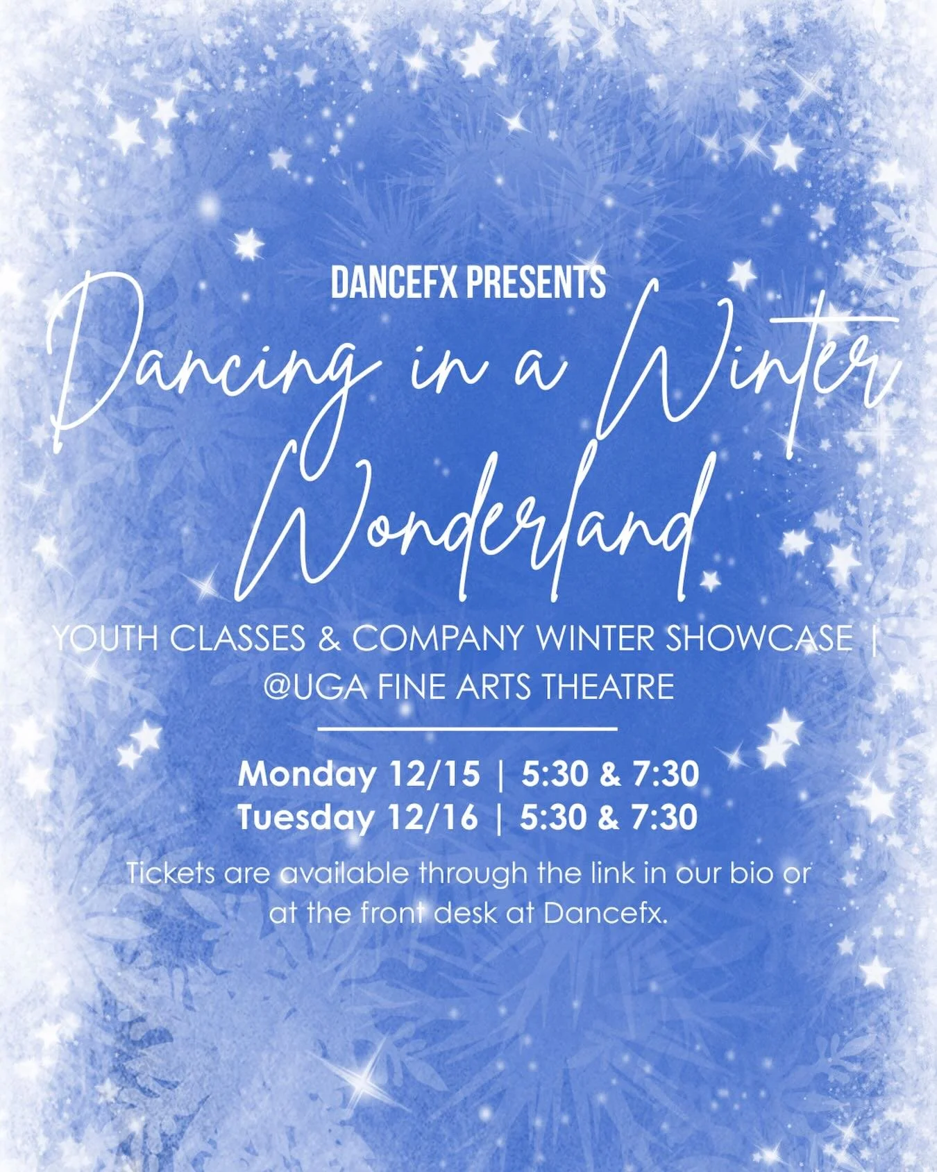 Our Youth Winter Showcase is drawing near, and it won&rsquo;t be one to miss! All of our youth dancers have been working so hard on their routines and would love your support. Tickets are available through the link in our bio or at the front desk at 