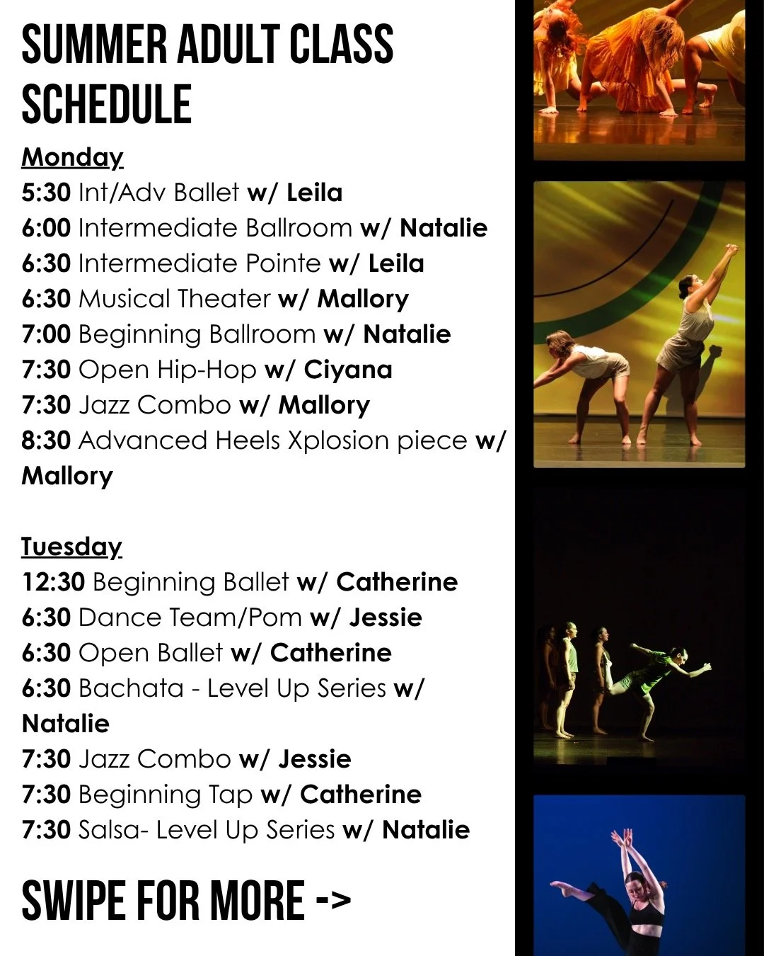 We&rsquo;re so excited about the amazing lineup of classes we have for Summer 2026! We can&rsquo;t wait to share them with you and see you there. Registration is officially open&mdash;secure your spot today @www.dancefx.org.
