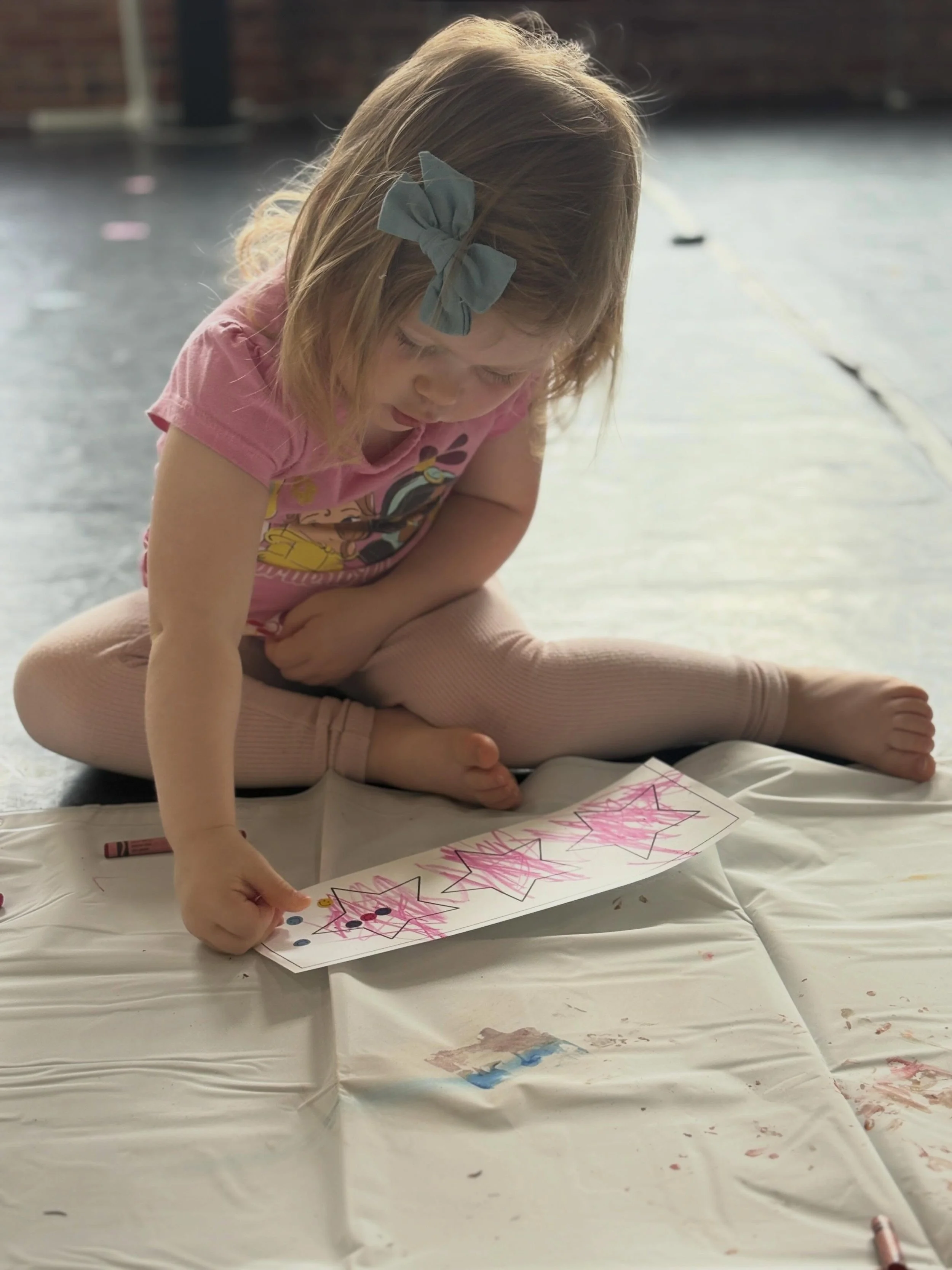 We had a great time at our Superstar Debut Camp this week! Our tiniest dancers were very focused on creating some fantastic works of art, singing, and dancing, as well as getting messy and being silly. 

There&rsquo;s still another chance for your 2 