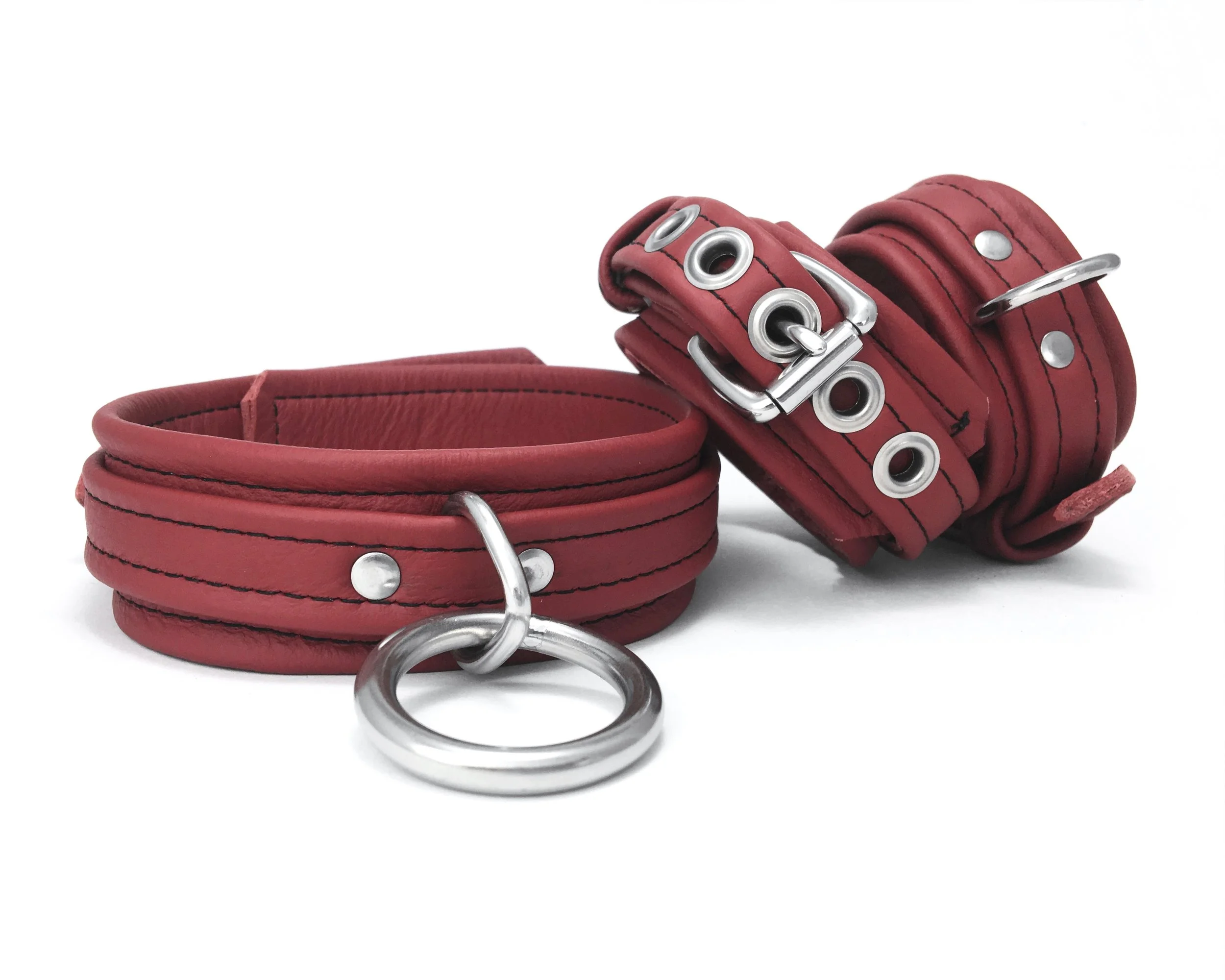 Red Slim Collar Cuffs - 5 of 5.jpg