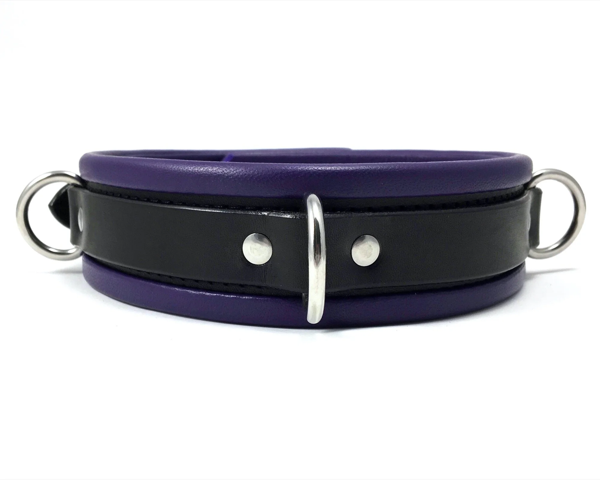 Slim Purple Bondage Collar, 2019