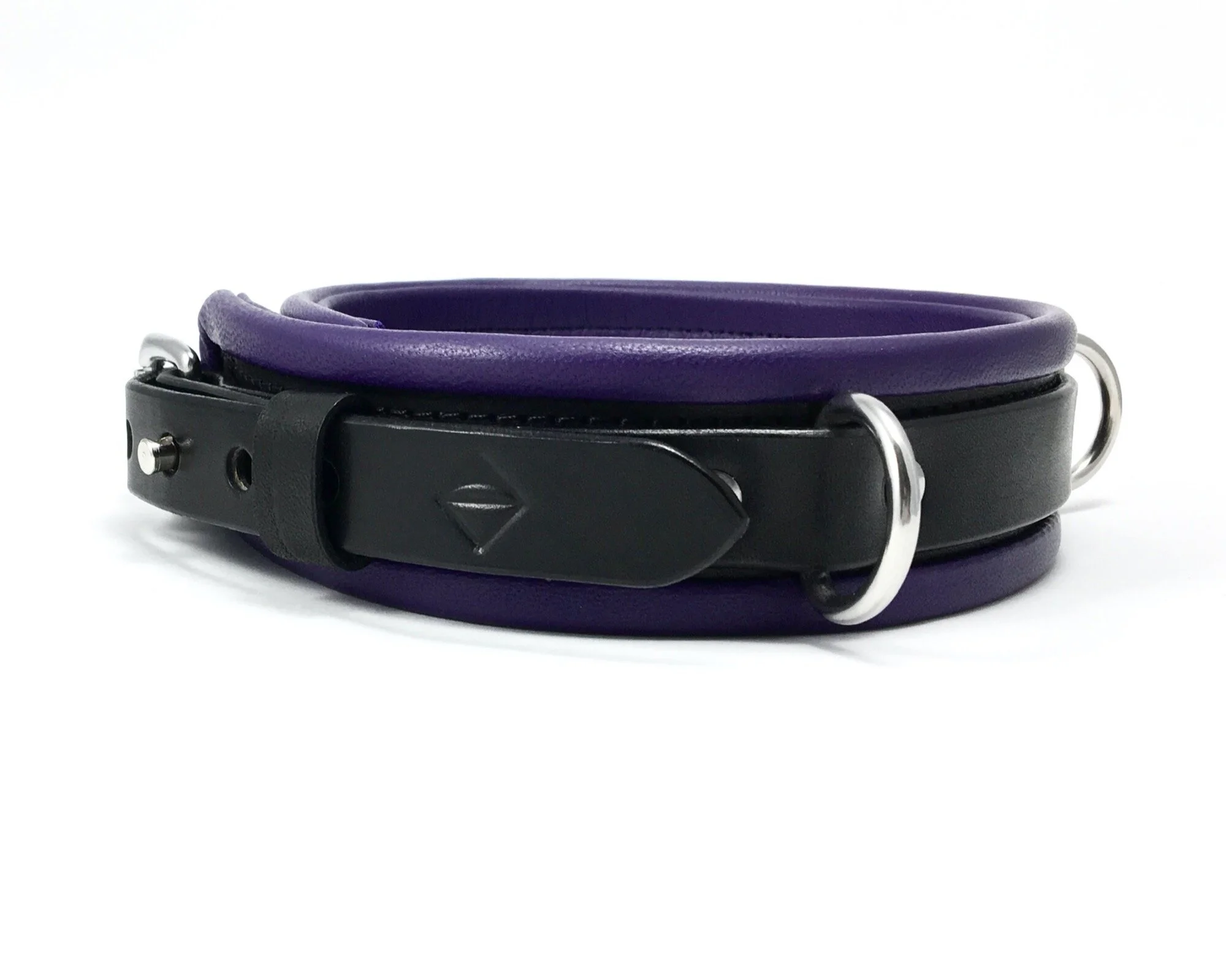 Slim Purple Bondage Collar, 2019