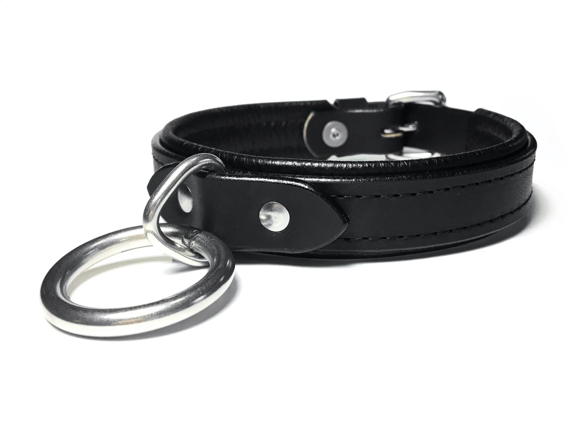 Slim, Lined Black Collar, 2018