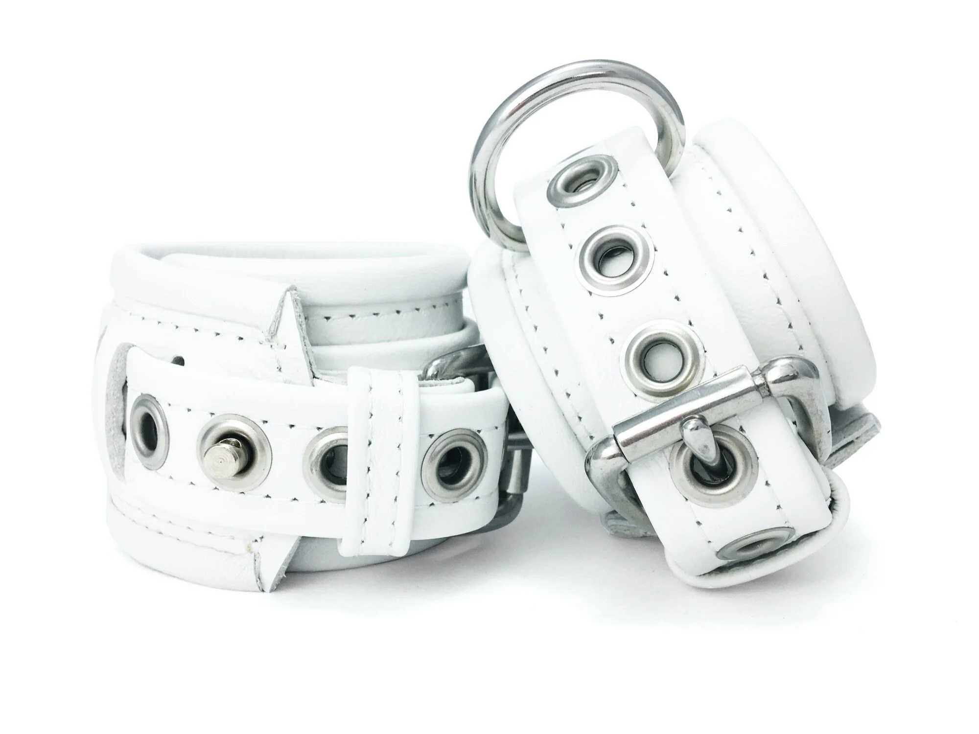 White Bondage Cuffs, 2018