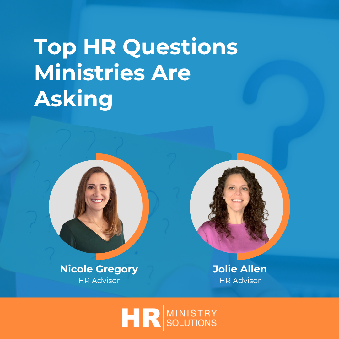 Navigating the Hard Questions: Legal Compliance Meets Ministry Culture