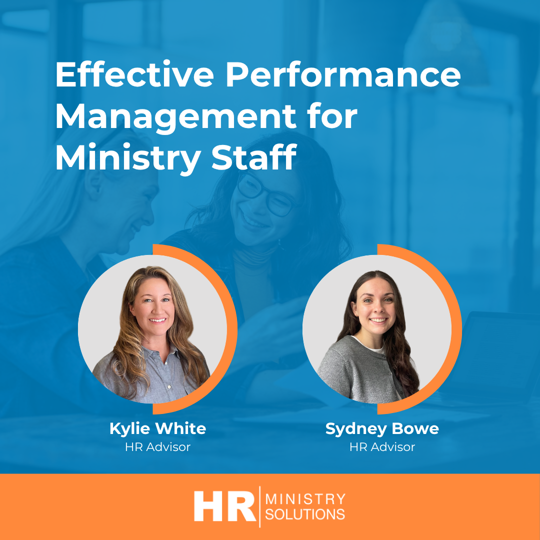 Effective Performance Management for Ministry Staff
