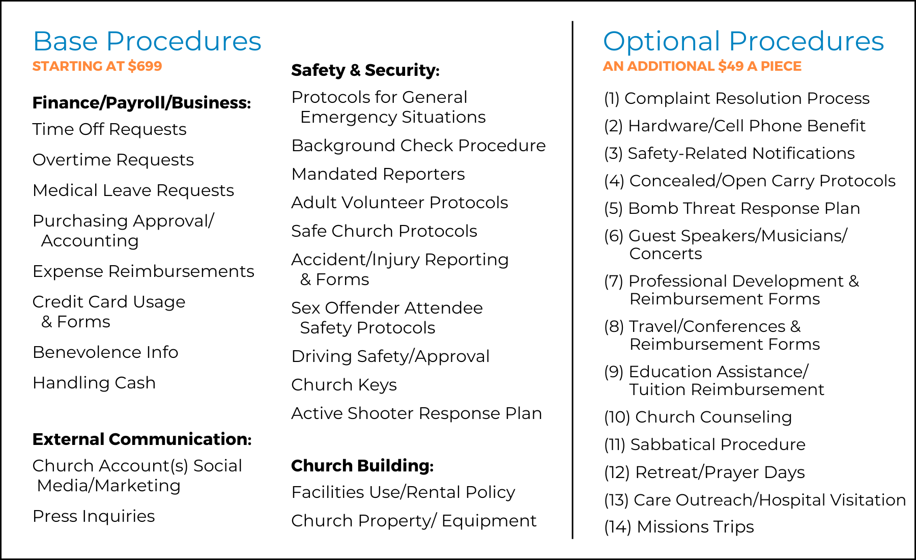 The Only HR Solution Just for Churches & Ministries — Operations Manual