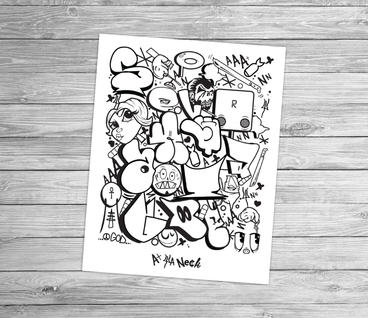 At Ya Neck - Giclee Print