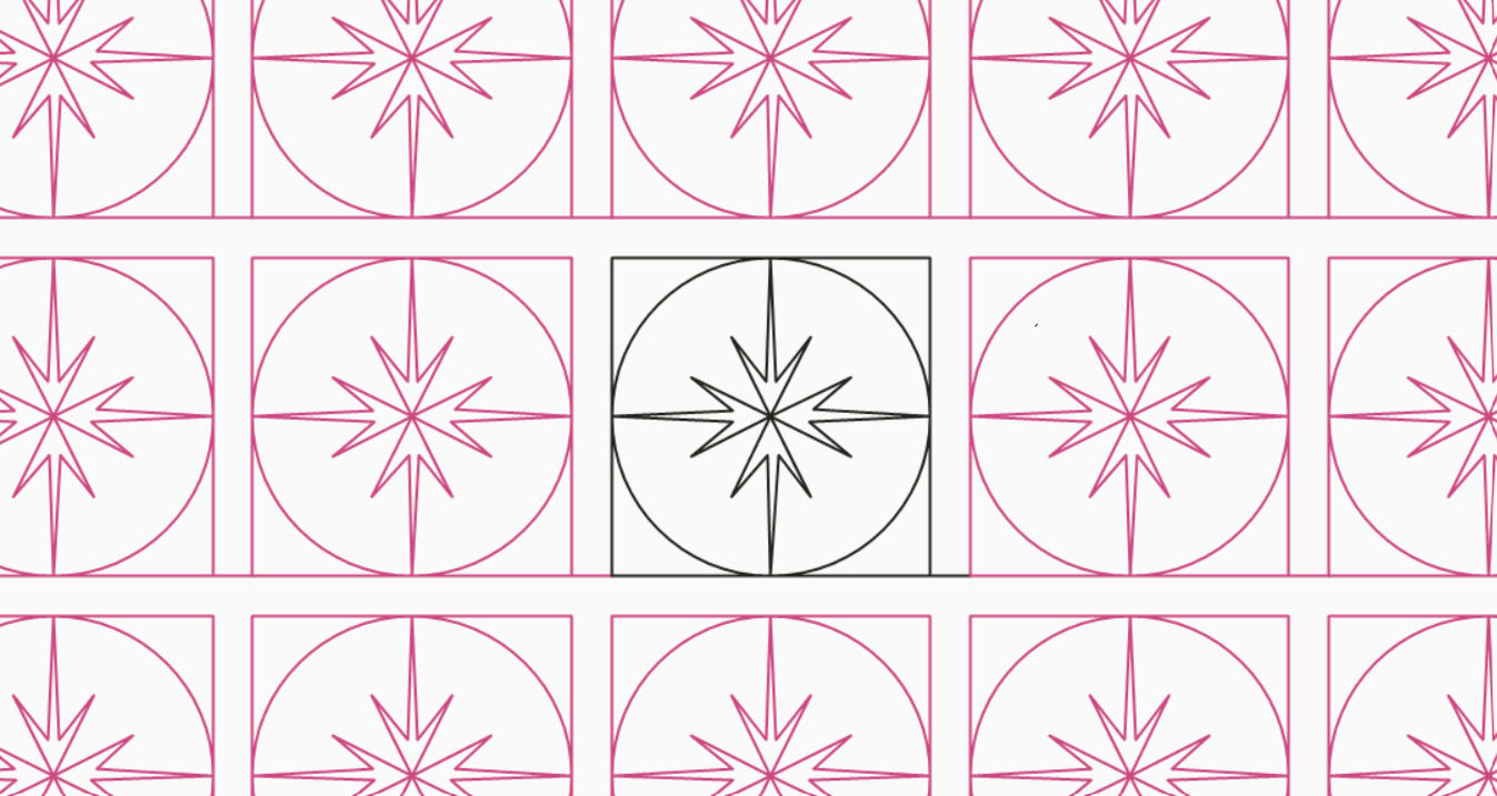 Inward Arrows Tile Panto