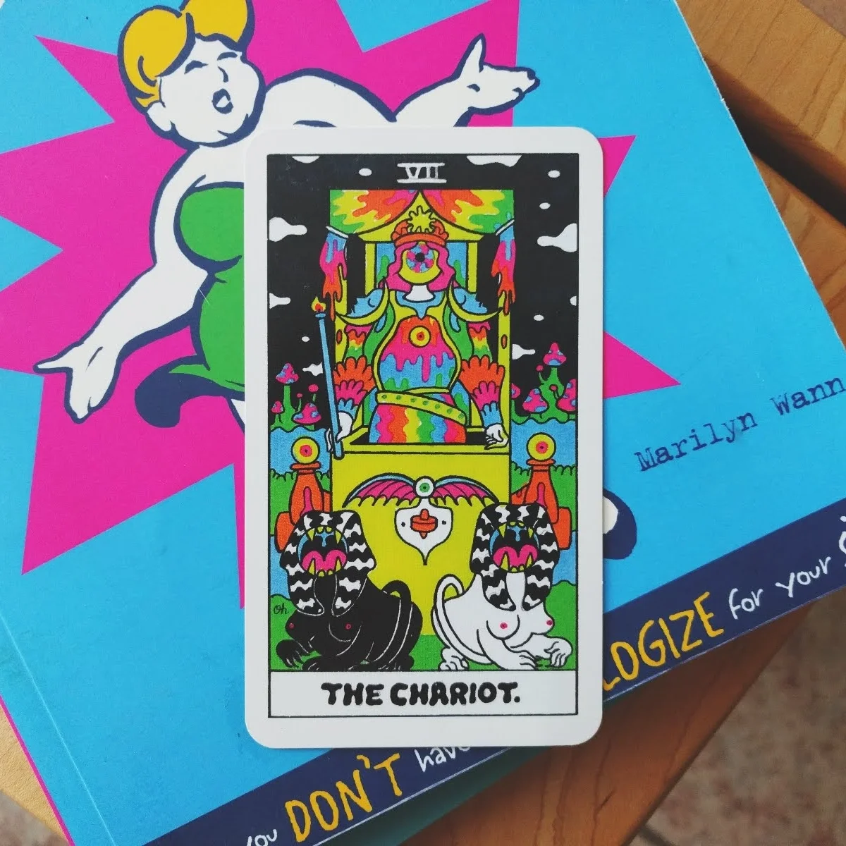 The Chariot from the Oliver Hibert Tarot