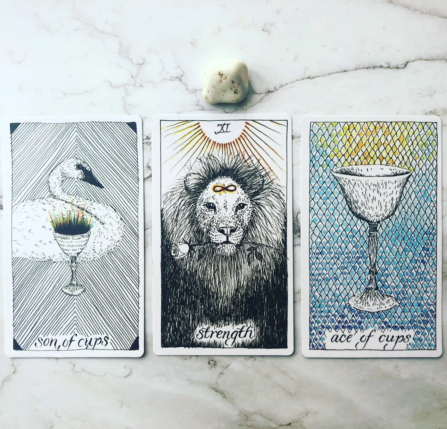 Deck: Slutist Tarot (photo by Kristina of Red Thread Tarot)