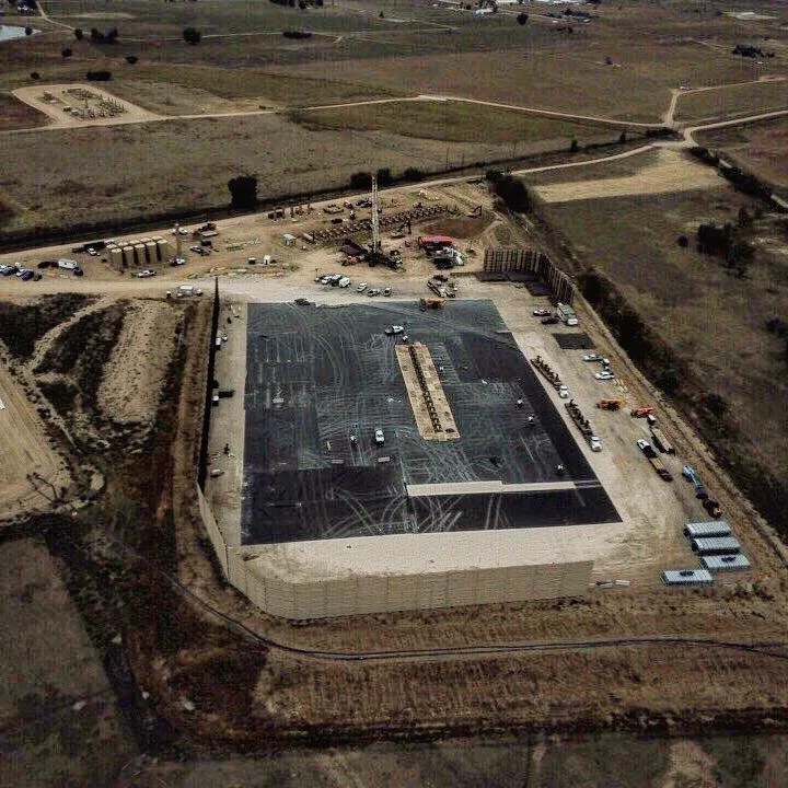  A drone view of one of our sites. 