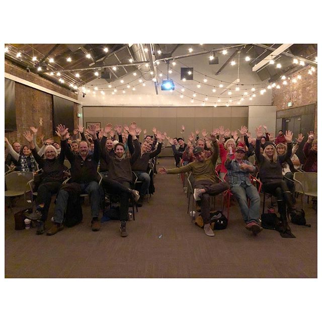 Full house at @rei flagship Denver. Thanks to everyone who opted-inside to watch our film. Next stop, Washington DC on oct 28th. #mtkenndy #optinside #optoutside #reidenver #rei