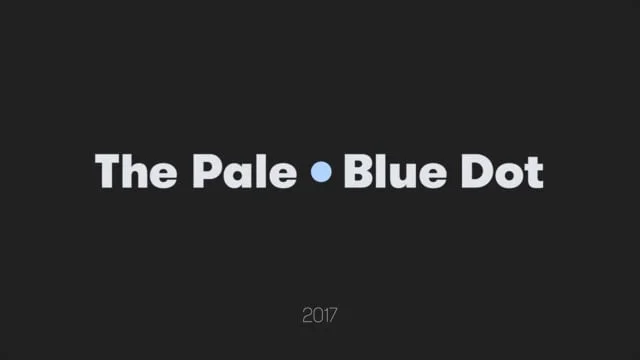 The Pale Blue Dot