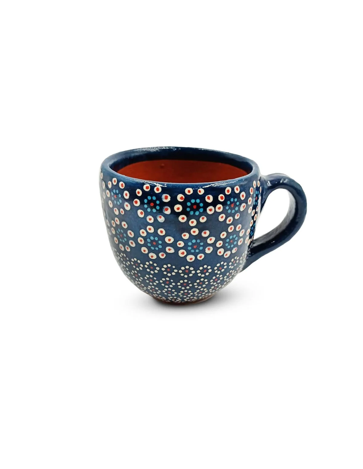 Taza para café o té diseño futura azul hecha de cerámica decorada ...
