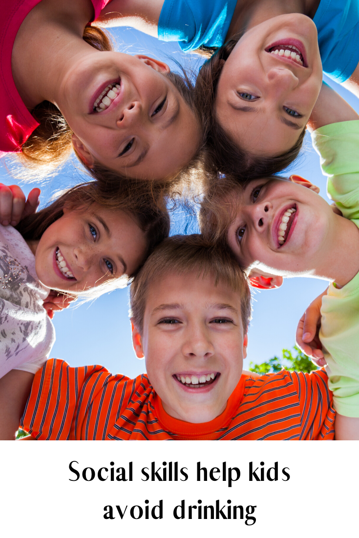 Social skills may help kids avoid drinking problems