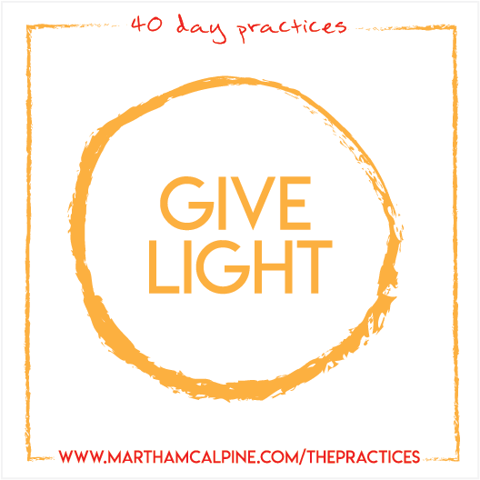 Created for Martha McAlpine's 40 Day Practices, a series on online yoga videos. 