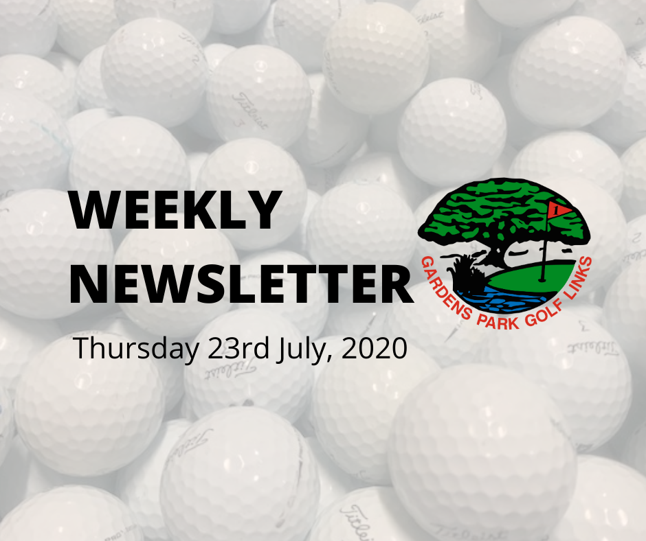 Newsletter 23rd July 2020