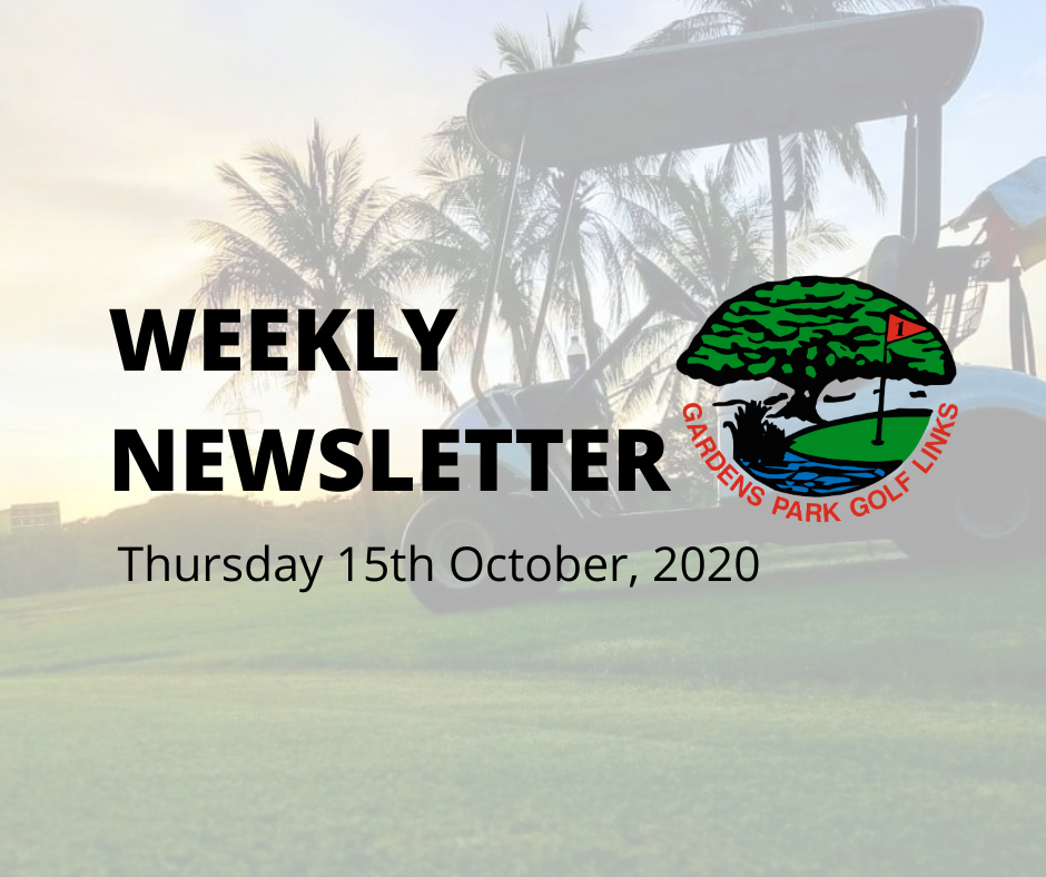 Newsletter 15th October 2020