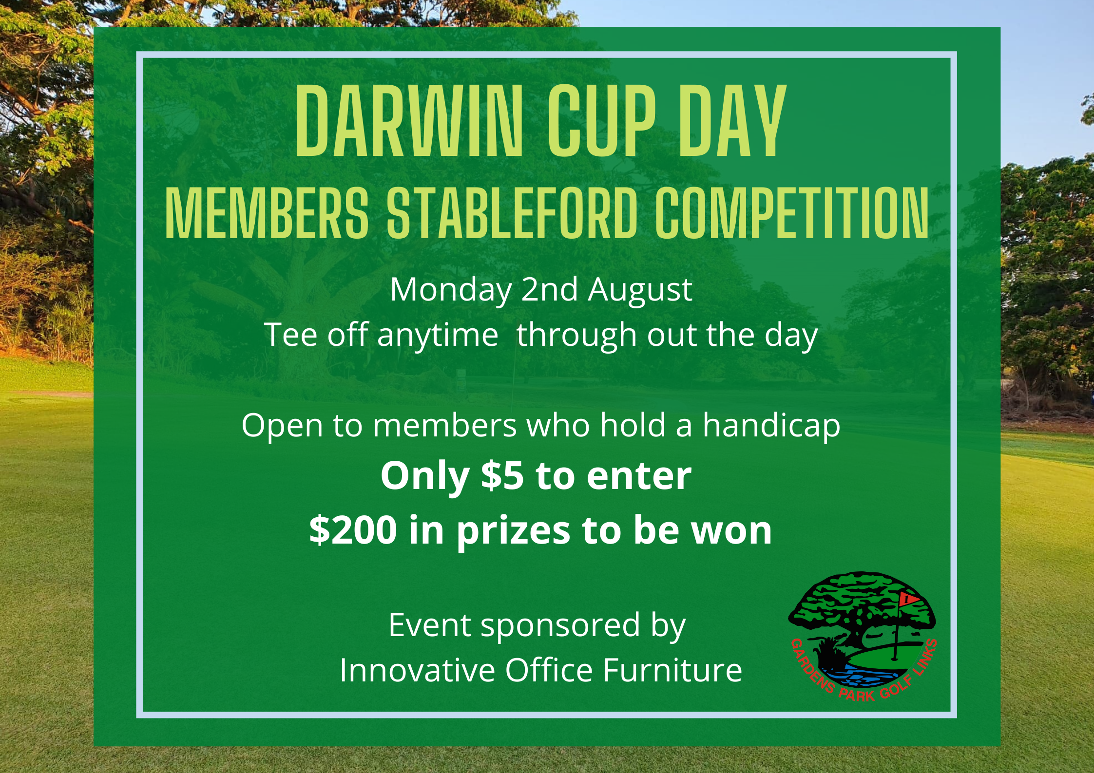 Members Stableford Competition - Darwin Cup Day