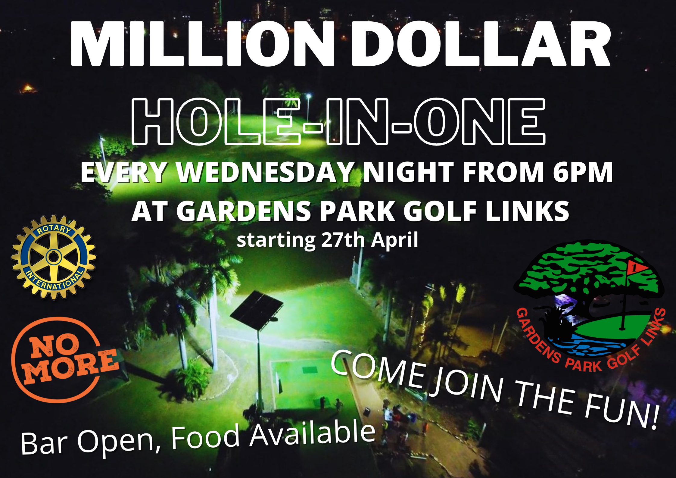 $1 Million Hole in one competition! 