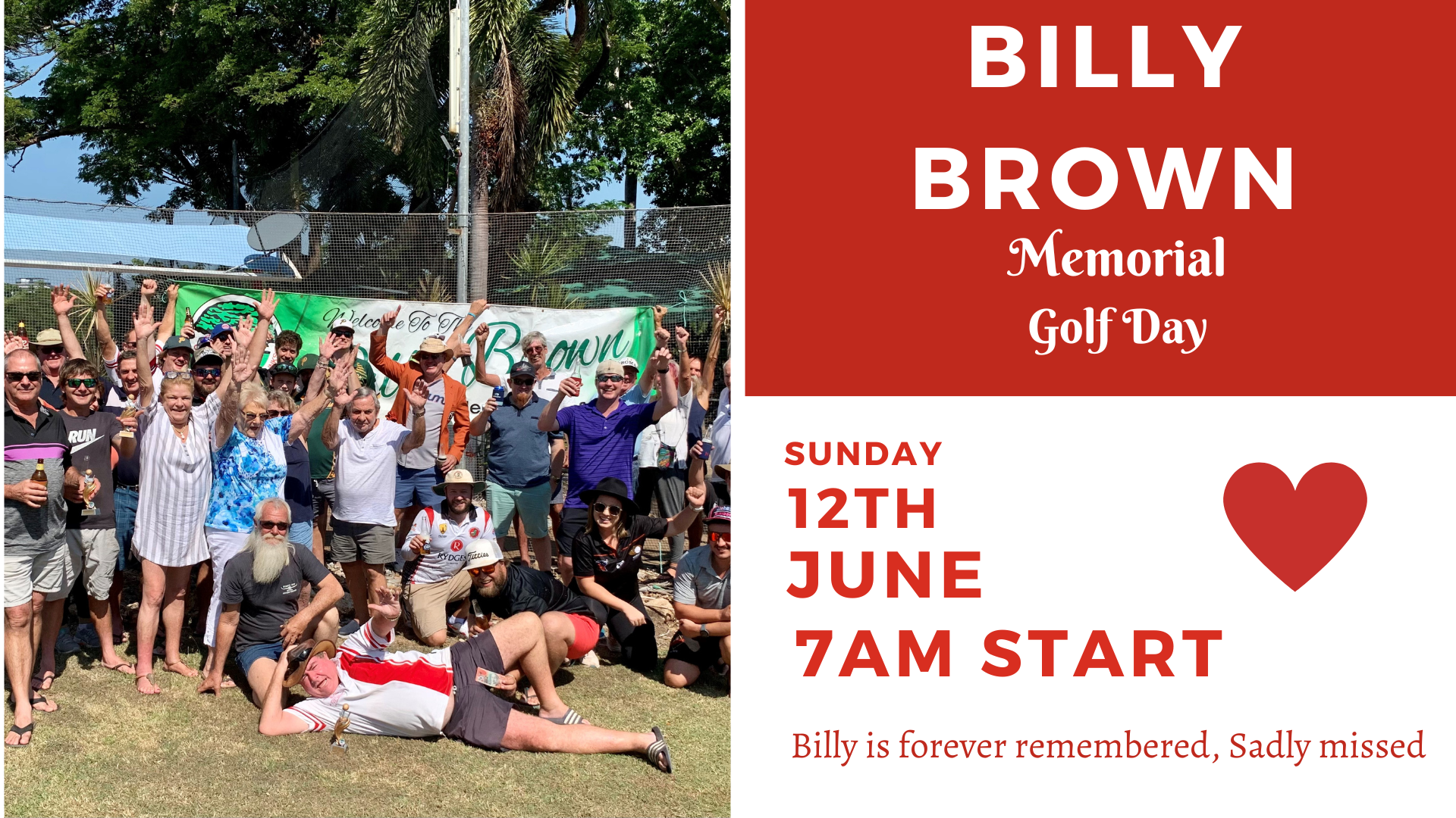 2022 Billy Brown Memorial Golf Day