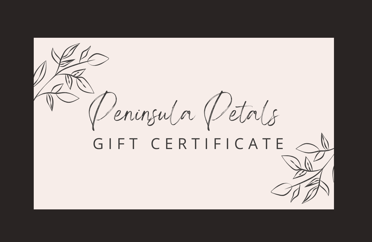 Bouquet Gift Certificates
