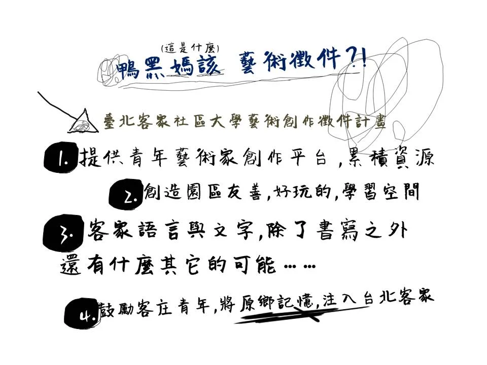 藝術創作徵件計畫 
