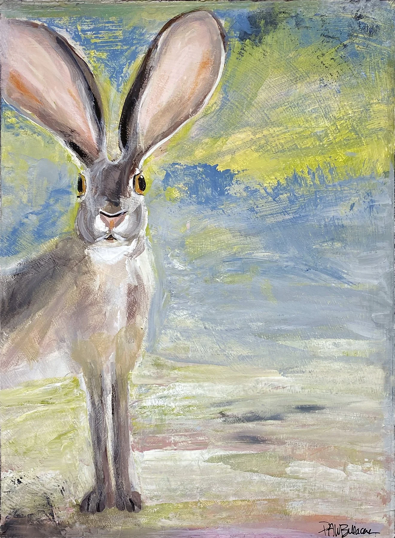 10 PBellacera Watchful Rabbit 15x11in WebRes.jpg