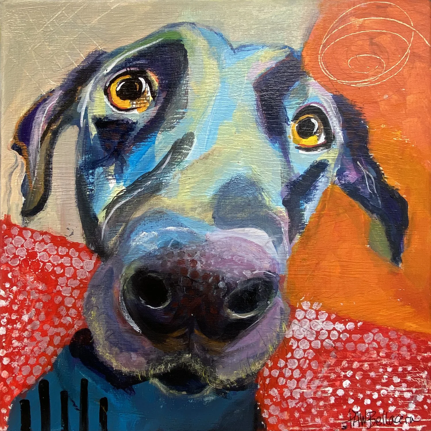 2024 PBellacera Nosey 12x12 acrylic on canvas  Lo Res.jpg
