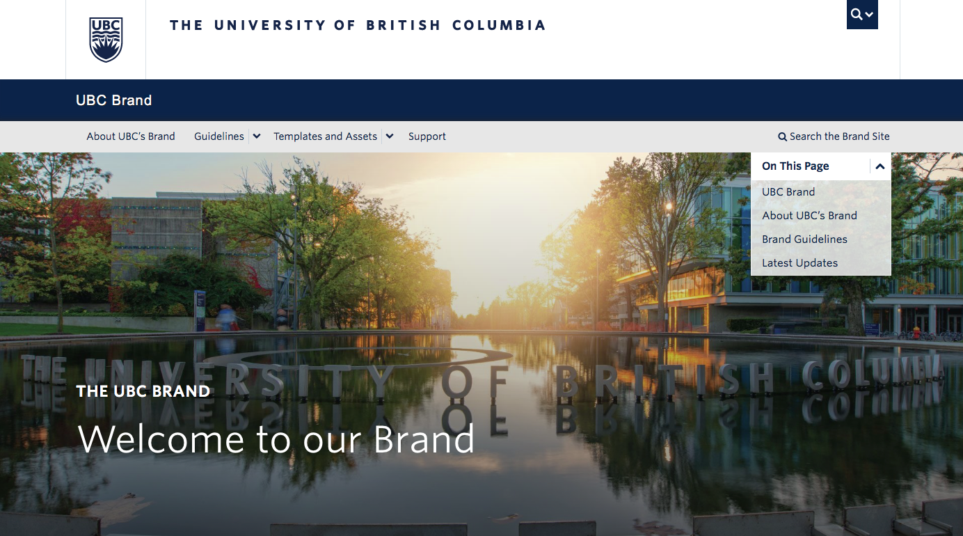 Copy of UBC Brand Site